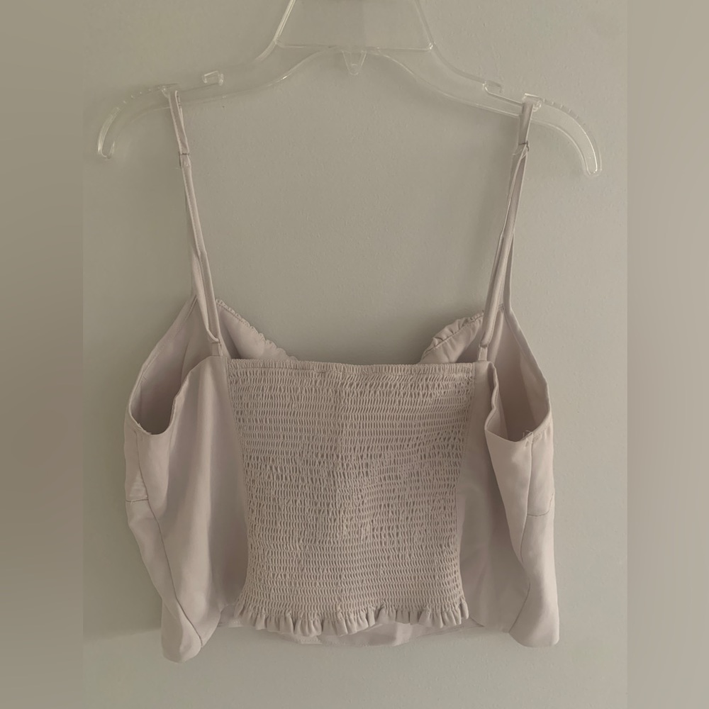 NWT Dynamite Ruched Bustier Top - Picture 2 of 2